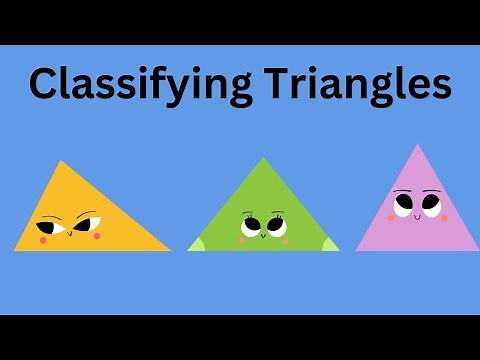Classifying Triangles - Scalene-Isosceles-Equilateral-Acute-Right-Obtuse