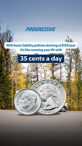 Progressive offers reasonable rates that lets you cover your RV for less than you think. | Progressive