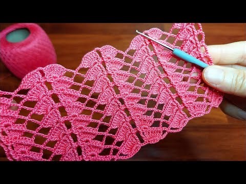 ✨ Easy Beginner Crochet Lace Tutorial | Simple & Stunning Pattern (Göz Alıcı Tığ İşi)