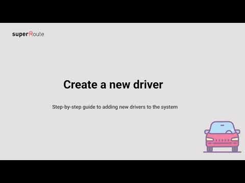 Step by Step Create a New Driver