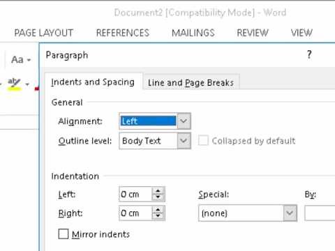 Change Word To Single Line Spacing