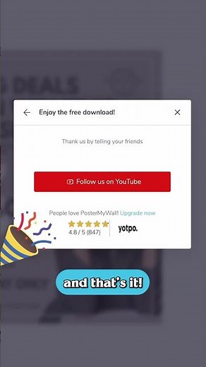 Design perfection, zero cost: get your free download on PosterMyWall!🎉 #postermywall #freedownload