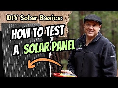 How to Test a Solar Panel with a Multimeter (Step-by-Step Guide) | DIY Solar Basics