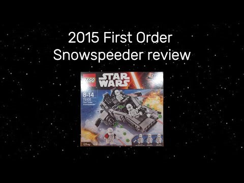 Lego Star Wars 75100 2015 first order snowspeeder