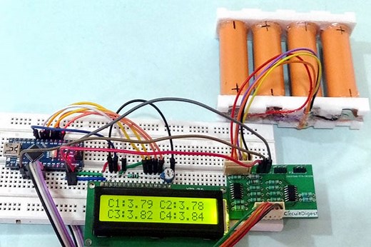 Multicell Voltage Monitoring for Lithium Battery Pack in Electric Vehicles