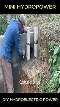 Mini Hydropower: A Tiny Machine with Surprising Power! #mini #diy #theothersideofmakebelieve