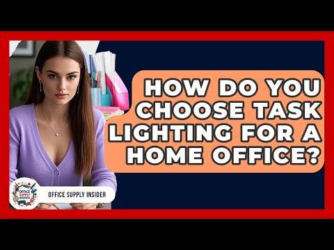 How Do You Choose Task Lighting For A Home Office? - Office Supply Insider