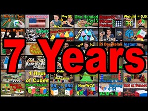 7 Years of Z3Cubing! (900 videos in 7 minutes)