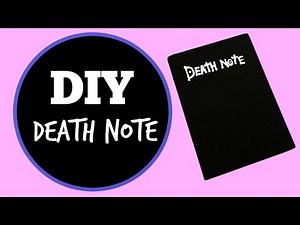 DIY Death Note Notebook | Anime Inspired Crafts