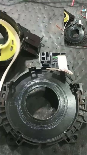 How to Repair a Clock Spring How to repair a contact coil#automobile