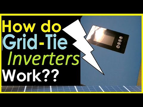 How Grid Tie Inverters Work - simple explanation for beginners, safety info #gridtie #gridtiedsolar