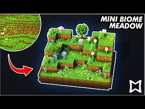 ► Minecraft Mini Biomes 1: Episode 4 - Meadow 🌳🪻