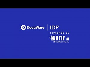 Intelligent Document Processing with DocuWare