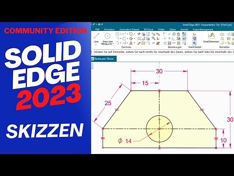 Solid Edge 2023 - Skizzen