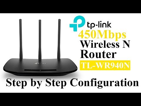 TP-Link TL WR940N 450Mbps Wireless N Router Step by Step Configuration