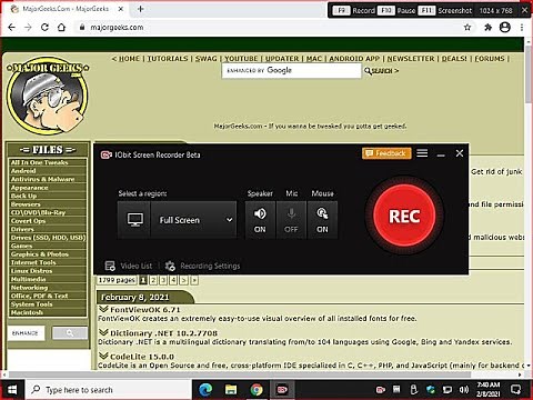 Record your Screen for Free With IObit Screen Recorder