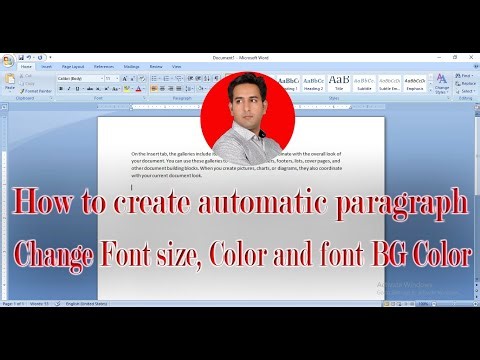 Change Font color, size, background color | Create Automatic Paragraph #video #trending #viral