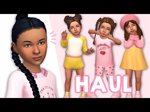 CC FOR KIDS & TODDLERS | Sims 4 Custom Content Haul (Maxis Match)