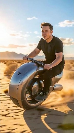 Elon Musk Rides Tesla’s One Wheel Future Bike — American Technology at Its Finest 🇺🇸🚀