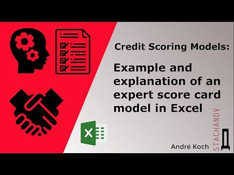 Credit Scoring Models : example and explanation of an expert score card model in Excel