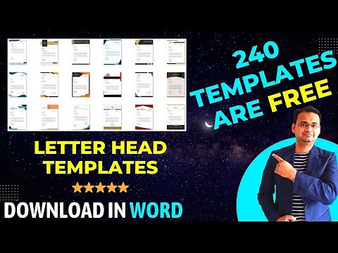 240-Latest Letterhead Format in Word (FREE Download) Editable for Office Use