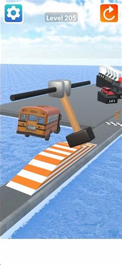 Bus extreme survival test challenge 🚍💥 #busgame #beamngdrive