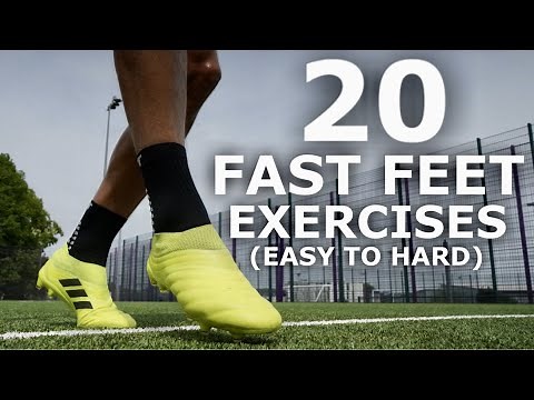 20 Fast Feet Exercises From Easy To Hard | Improve Your Foot Speed & Coordination