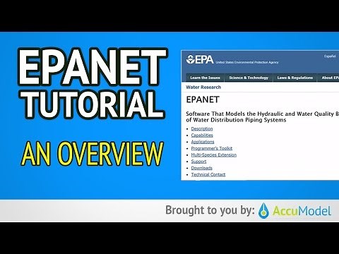 EPANET Tutorial 01 - Overview of EPANET | Hydraulic Modeling
