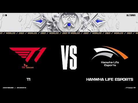 T1 vs. HLE | Worlds Quarterfinals Day 1 | T1 vs. Hanwha Life Esports | Game 1 (2021)