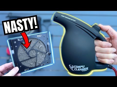 CompuCleaner Xpert Air Duster - Does It Have Enough Power for This?!