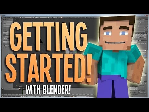 Getting Started! - Blender Minecraft Animation Tutorial | 1