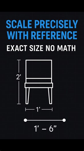 Forget Calculations—AutoCAD Scales It Perfectly #AutoCAD #Shorts