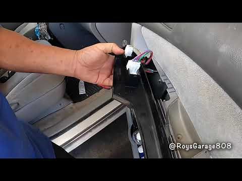 How to Replace the Right (Passenger) Front Power Window Switch on a 2009 Toyota Sienna
