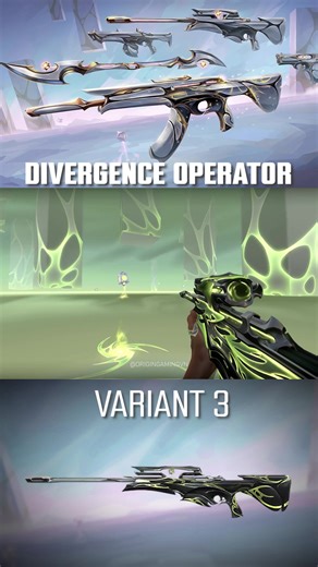 New Valorant Skin Divergence Operator Ingame Showcase Hiệu ứng và đa sắc của Operator Divergence mới: - Cấp độ 3 Vẻ ngoài của vũ khí sẽ biến đổi mỗi vòng dựa trên số mạng hạ gục - Cấp độ 4 Tất cả đồng minh đều có thể tiến vào hoạt ảnh Kết liễu ____ @valorant.vietnam #valorantcreatorrush #valorant #valorantvn #origingamingvn #valorantskins