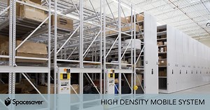High-Density Mobile Shelving Systems Improve Storage Capacity