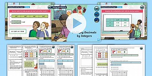 Year 6 Diving into Mastery: Step 7 Multiply Decimals by Integers Teaching Pack