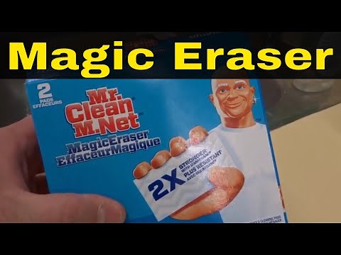 How To Use Mr. Clean Magic Eraser-Full Tutorial