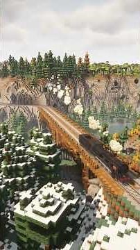 I BUILT 5,000 BLOCKS Worth of TRAIN TRACKS In My Create Mod SMP! #minecraft #createmod
