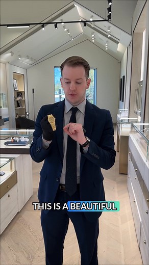 This is the most accurate Audemars Piguet you can buy. This 35mm reference pairs the iconic Gerald Genta Royal Oak design language, the octagonal bezel, integrated bracelet, and fine finishing, with a high-precision Quartz Caliber 2612 movement. Solid 18k yellow gold throughout, classic champagne dial, and proportions that throw it back to vintage Royal Oak sizing. It truly is timeless design and everyday precision in one of the most recognizable silhouettes ever made. Available now at Precision