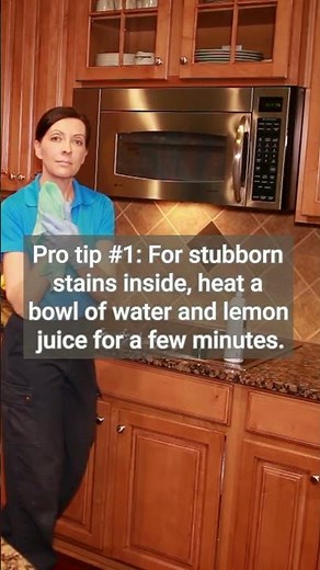 Quick And Easy Microwave Cleaning Tips #cleaningtips #cleanwithme