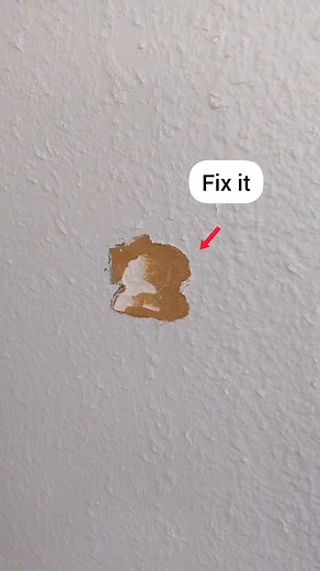 Jonny Irwin on Instagram: "If you are fixing a popcorn wall or ceiling, here's an example of how to repair it quickly. Using dap popcorn wall and ceiling spray. @dapproducts . for more info. #popcornceiling #dap #repairs #r#revivehometips"