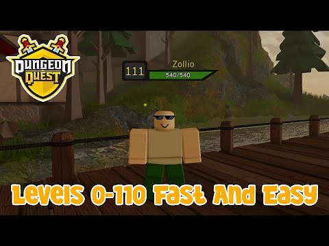 How To AFK Grind Easily and Efficiently Mostly For Levels 0-110 In ROBLOX Dungeon Quest