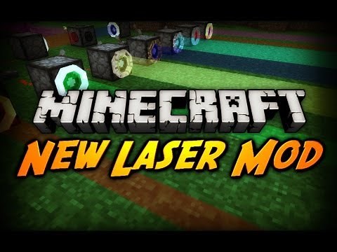 Minecraft Mod Review: NEW LASER MOD!