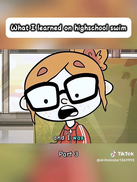 What I learned on highschool swim - Part 3 #fyp #viral #animation | swimming
