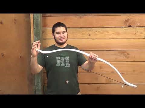 Making a 40 Pound Freehand Formed PVC Bow With Tape Finish - Full Build
