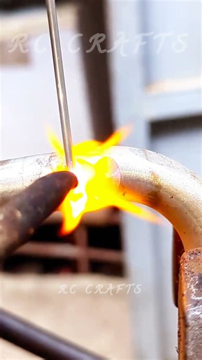Aluminum Pipe Gas Torch Flame Brazing Repair Hacks 🔥