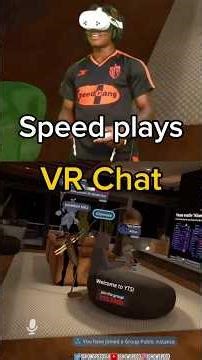 Speed goes to VR Chat 🤣 #ishowspeed #viral #vrchat