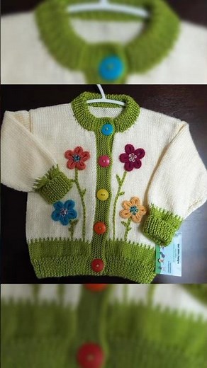 woolen hand knitted baby sweaters design