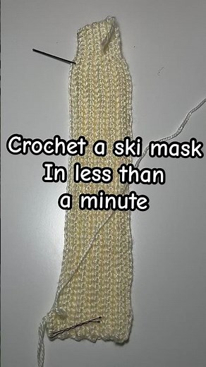 How to crochet a ski mask . #crochet het #crochetbeanie #crochetaccessories