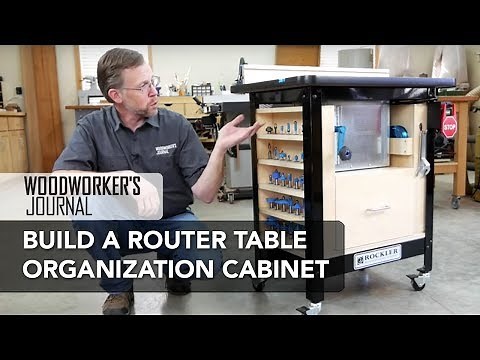 Router Table Organizer Cabinet | Woodworking Project